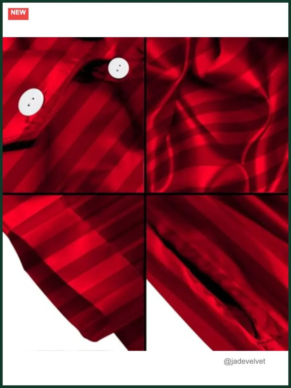 Satin Matching Pajamas Set Short Sleeve Silk Button Down Sleepwear 2 Pieces